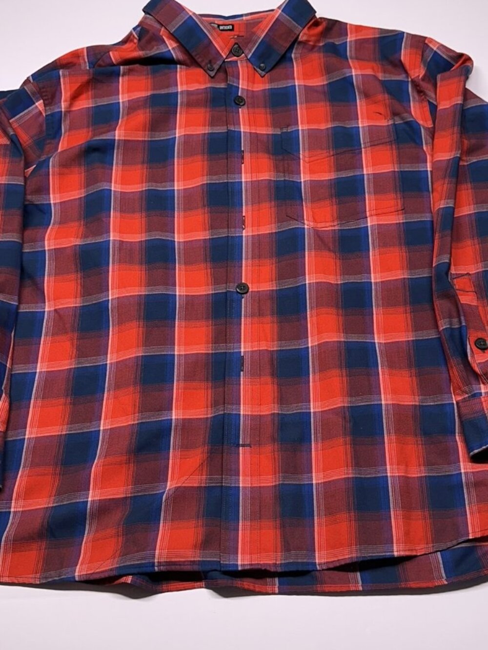 Alaskan Hardgear Mens 2XL Flannel Shirt NWOT Duluth Untucked Red Blue Plaid New